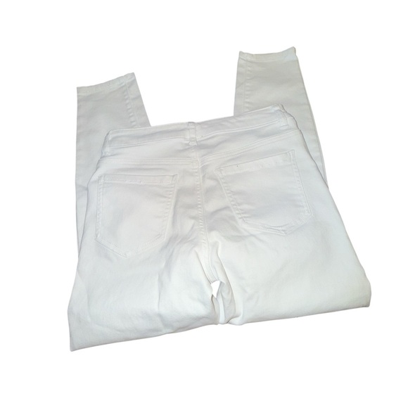 d. jeans Women's Crisp White Mid-rise Skinny Jeans - Picture 5 of 5